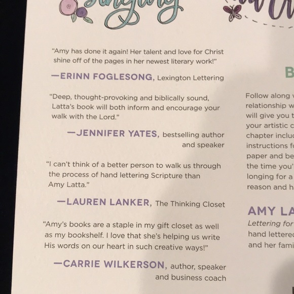 Brand new Barnes & Noble Hand Lettering for Faith Book - Picture 3 of 16